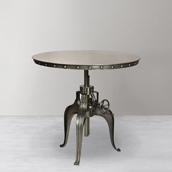 Moti Furniture Sheridan Occasional Table in Silver 63007001