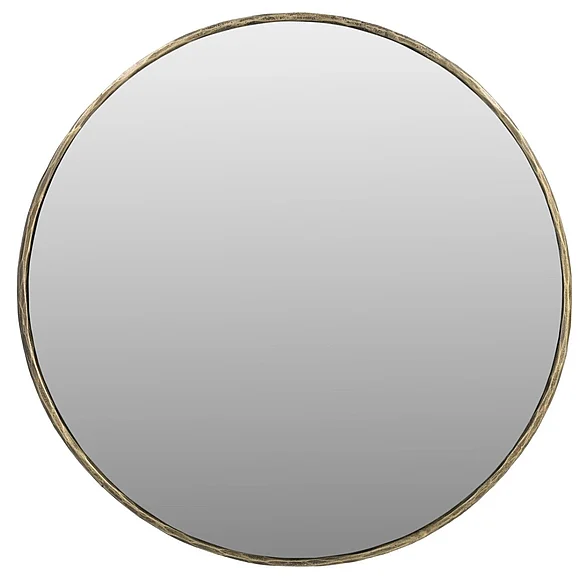 Moti Furniture Nyra 36" Mirror w/ Forged Iron Frame 63107022