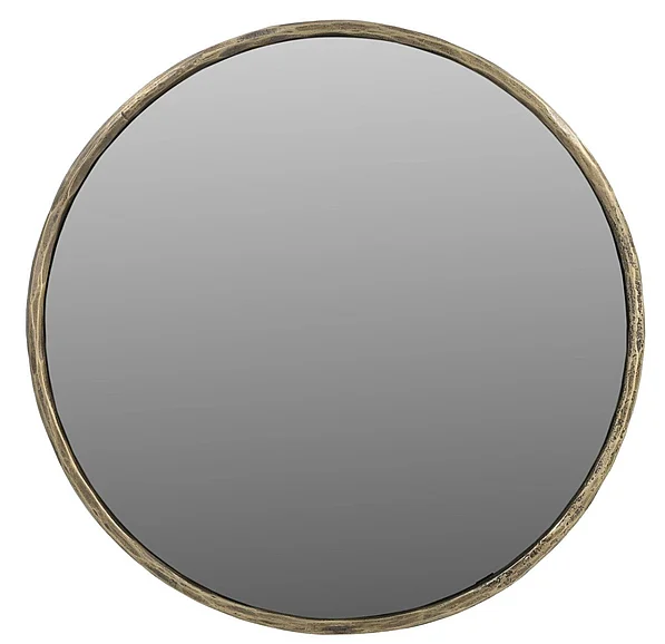 Moti Furniture Nyra 30" Mirror w/ Forged Iron Frame 63107023