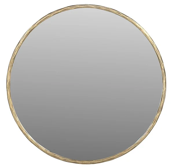 Moti Furniture Nyra 24" Mirror w/ Forged Iron Frame 63107024