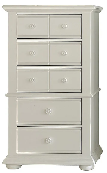Liberty Furniture Summer House Lingerie Chest in Oyster White 607-BR43