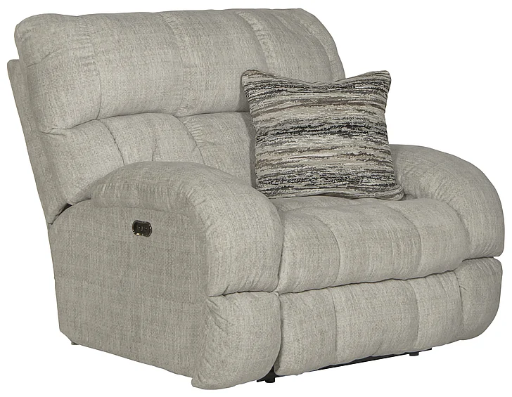Catnapper Ashland Lay Flat Recliner in Buff/Zebra 3590-7