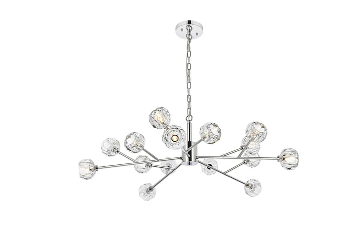 Elegant Graham 15 Light Pendant in Chrome 3509D42C