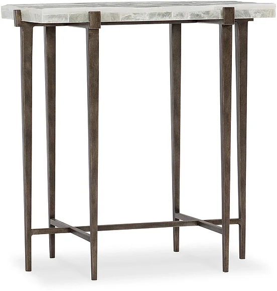 Hooker Furniture Melange Bellis Accent Table in Whites/Creams/Beiges 638-50381-MULTI