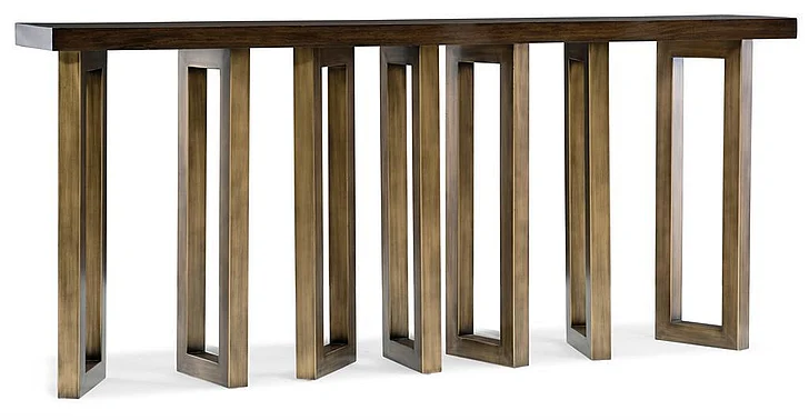 Hooker Furniture Melange Connelly Hall Console in Dark Wood 638-85287-DKW