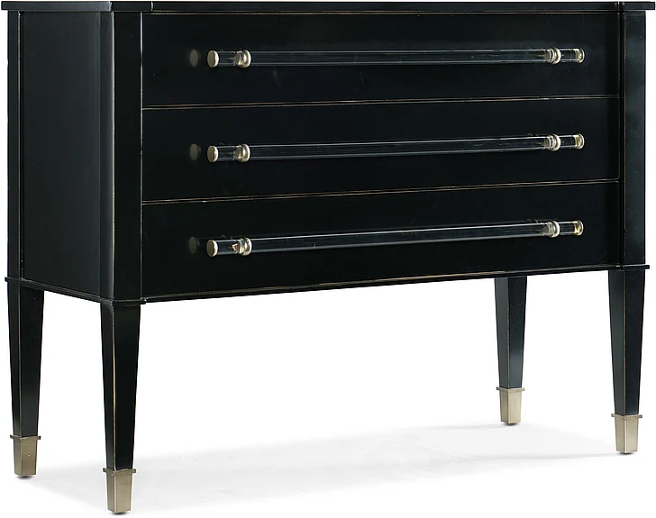 Hooker Furniture Melange Rowan Chest in Black 638-85432-BLK