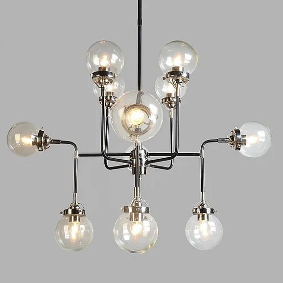 Moti Furniture Gemma Transitional Iron Pendant in Silver 64001013