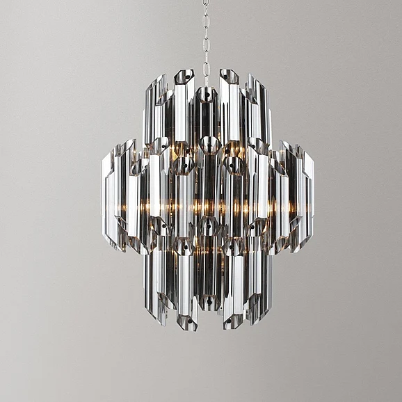 Moti Furniture Harmony Smoke Glass Fixture in Smoke 64001039