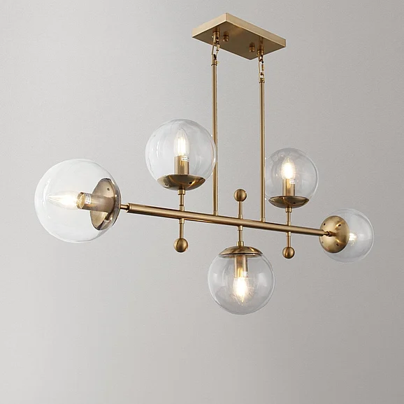 Moti Furniture Elijah Pendant in Brass 64001054