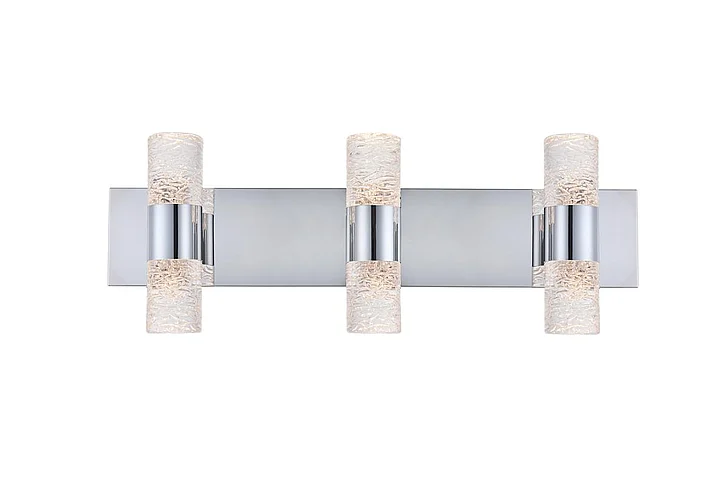 Elegant Vega 6 Light Chrome Led Wall Sconce 5200W24C