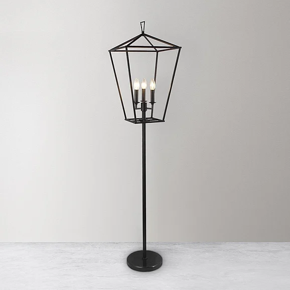 Moti Furniture Hollie Floor Lamp in Black 64110003