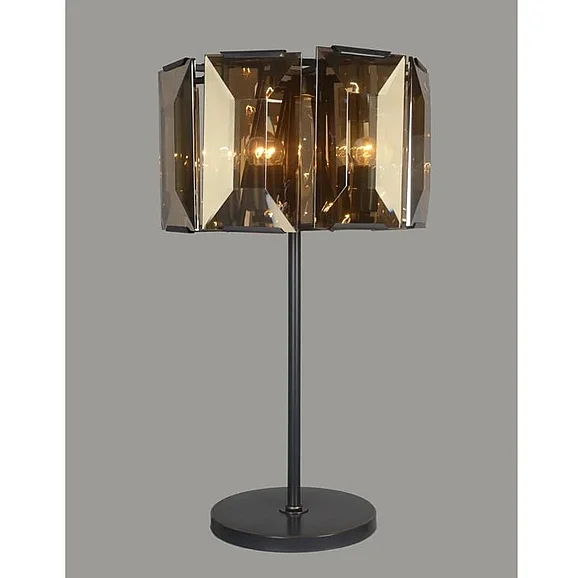 Moti Furniture Eva Table Lamp in Antique Bronze 64220001