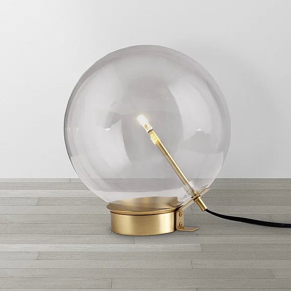 Moti Furniture Olivia Table Lamp in Antique Brass 64220003