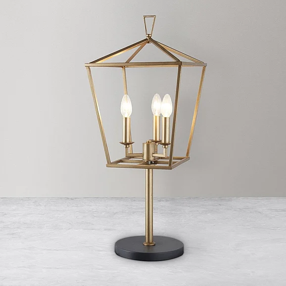 Moti Furniture Hollie Table Lamp in Antique Gold 64220004