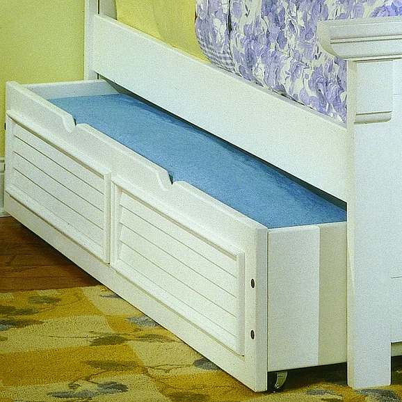 American Woodcrafters Cottage Traditions Trundle Unit - White Cottage 6510-906