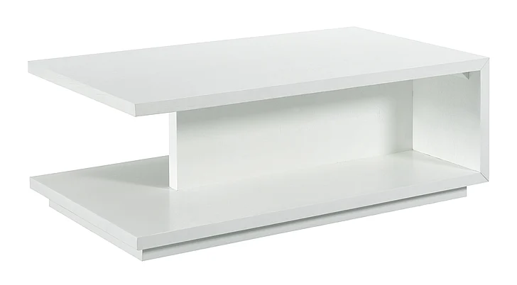 Fairfield Chair Libby Langdon Dune Rectangular Cocktail Table in White Lacquer 6702-93