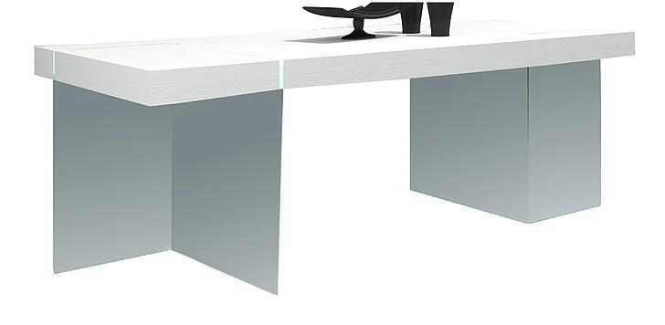 J&M Cloud Dining Table in White High Gloss 176971-T-HG PROMO