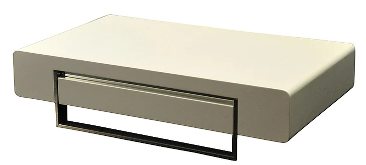 J&M 902A Modern Coffee Table in White 17888 PROMO