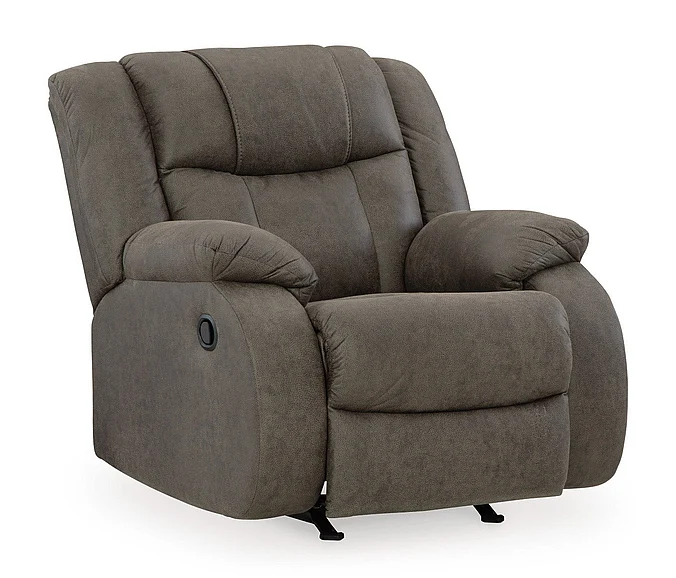 First Base Rocker Recliner in Gunmetal 6880425