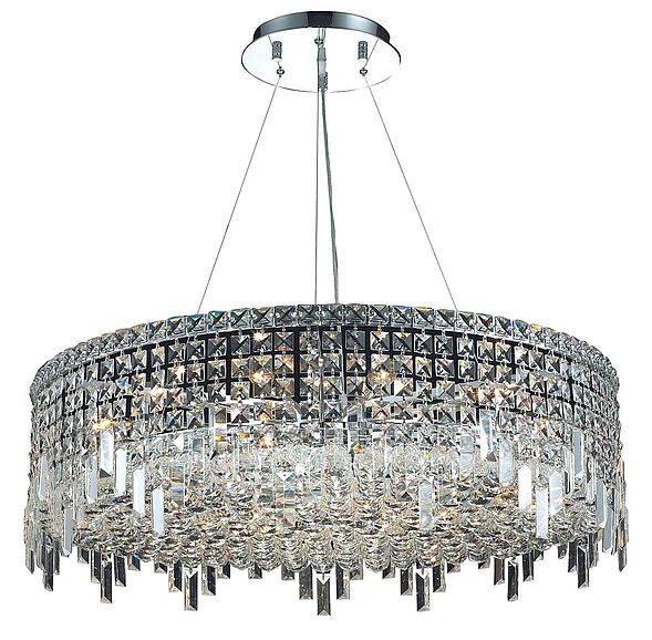 Elegant Maxime 18 Light Chrome Chandelier Clear Royal Cut Crystal V2031D32C/RC CLOSEOUT