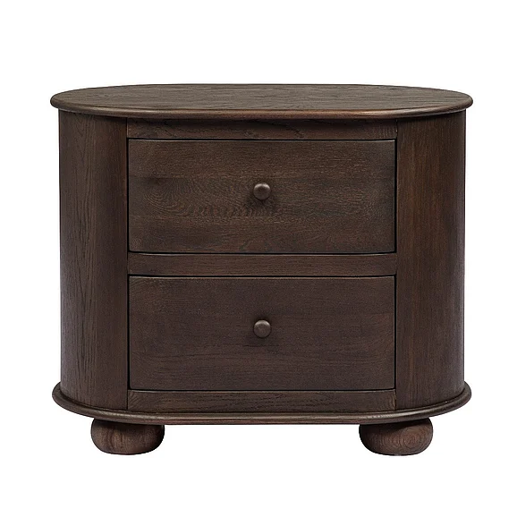 Moti Furniture Astrid 2 - Drawer Nightstand In Appalachian Brown 69014009