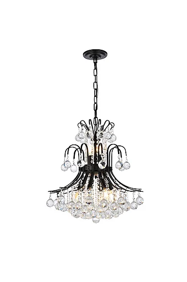 Elegant Toureg 19 In. Black Pendant V8001D19BK/RC
