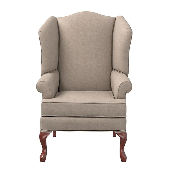 Comfort Pointe Erin Beige Wing Back Chair 7000-03