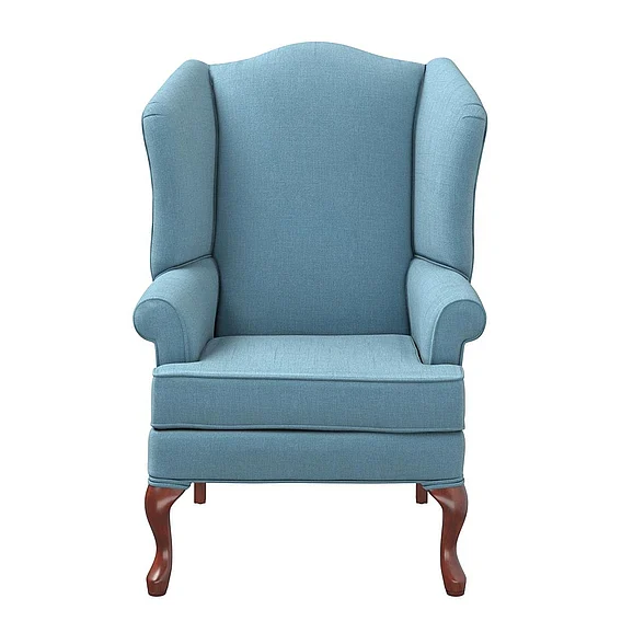 Comfort Pointe Erin Blue Wing Back Chair 7000-04