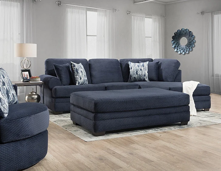 Peak Living 7000 2pc Living Room Set in Comet Eclipse CUSTOM ITEM