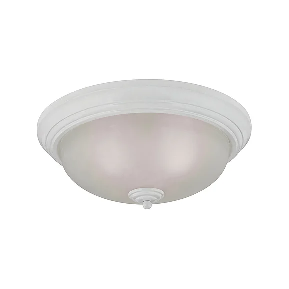 Thomas Lighting Huntington 15'' Wide 3-Light Flush Mount - White 7013FM/40