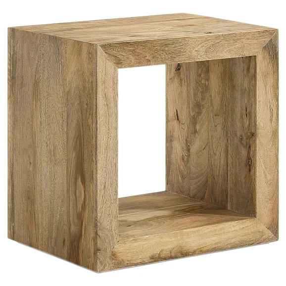 Coaster Benton Rectangular Solid Wood End Table Natural 704837