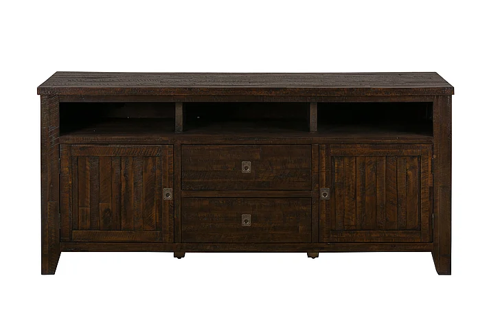Jofran Kona Grove 70" Media Console in Chocolate Dark Brown 706-70