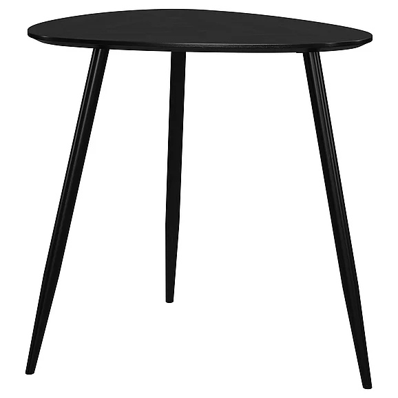 Coaster Odessa Triangular Solid Wood End Table Black 707917