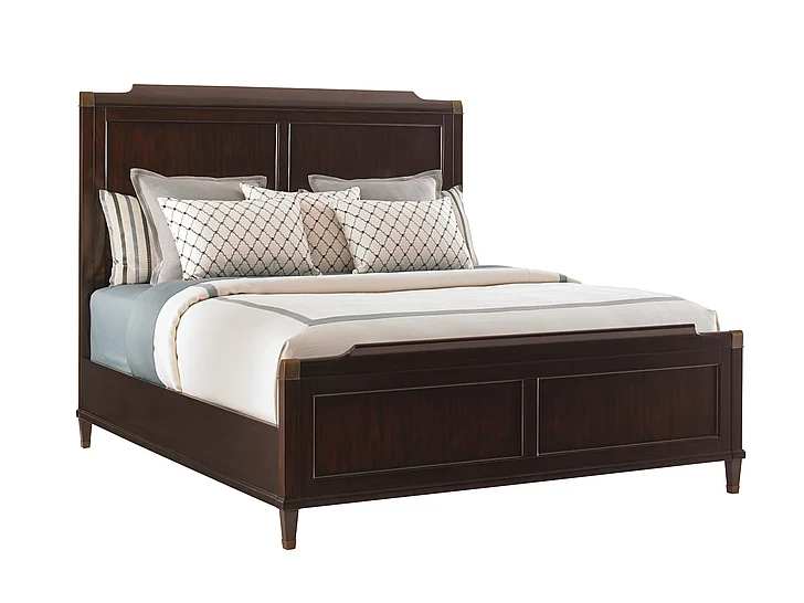 Lexington Furniture Kensington Place Cal King Bennington Panel Bed in Brentwood 708-135C