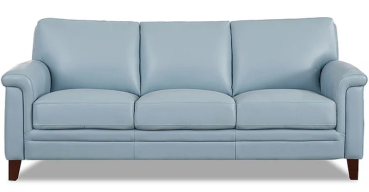 Hydeline Westcott Leather Sofa in Spa Blue S091S3-U01-2521