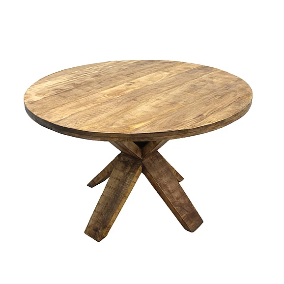 Meva Furniture Napa Round Dining Table in Wood