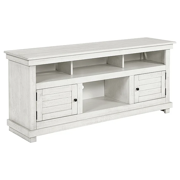 Coaster Payne TV Stand Media Console Distressed White 710052