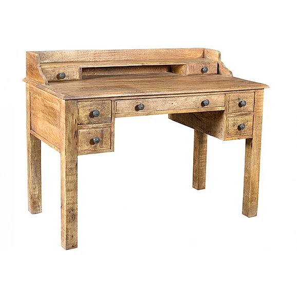 Meva Furniture Napa Study Desk in Mango Wood