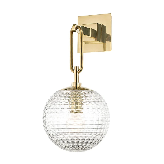 Hudson Valley Lighting Jewett Wall Sconce 7101-AGB