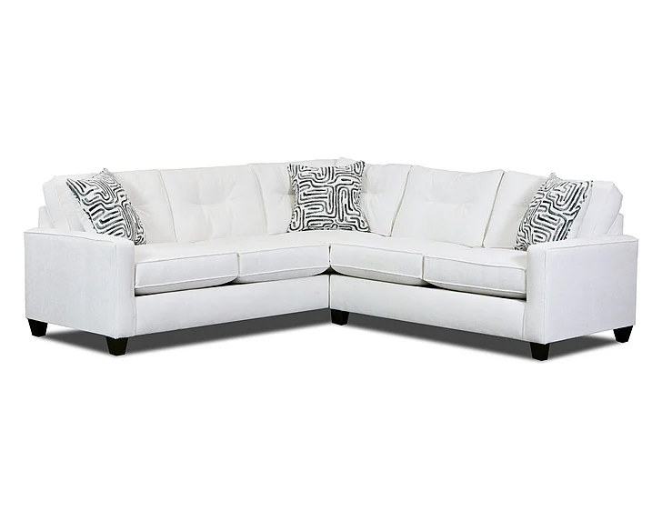 Peak Living 710 2pc Living Room Set in Braves Cream CUSTOM ITEM