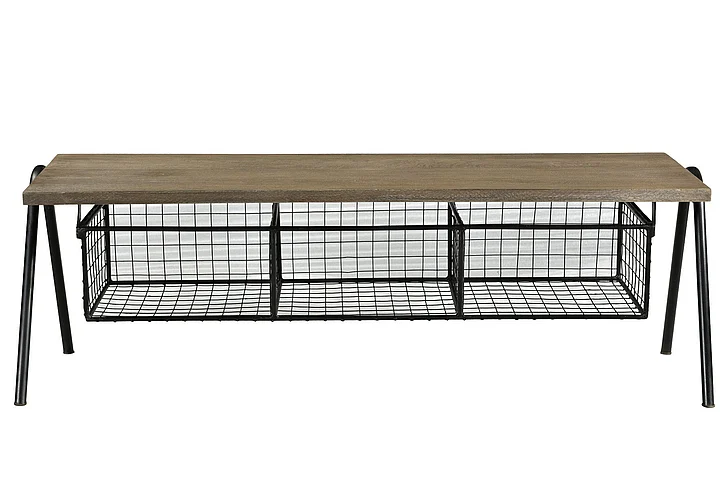 Moti Furniture Romon Bench in Natural