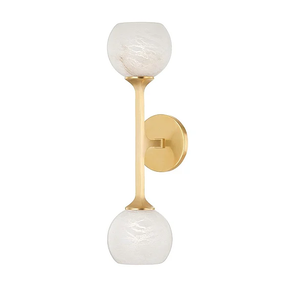 Hudson Valley Lighting Melton Wall Sconce Aged Brass 7122-AGB