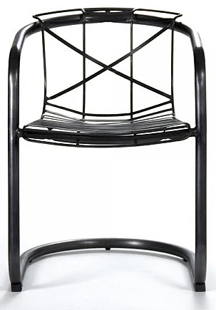 Zentique Finn Arm Chair in Black (Set of 2) PF7133