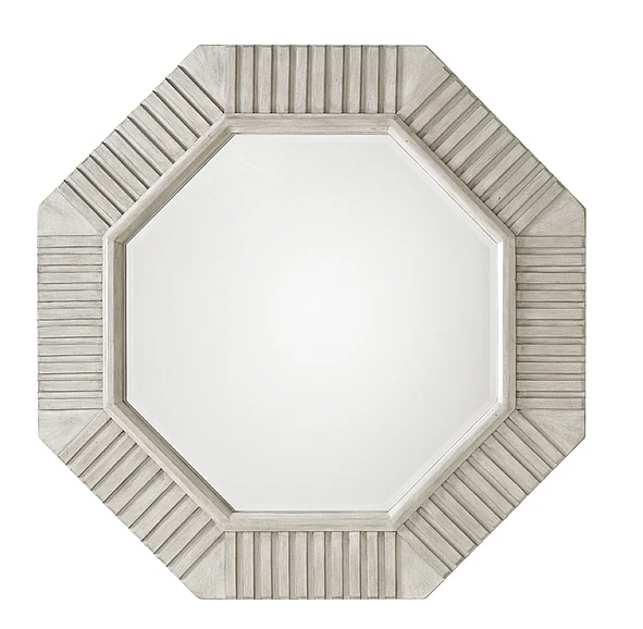 Lexington Oyster Bay Selden Octagonal Mirror in Distressed 714-204