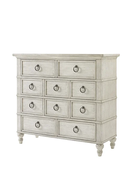 Lexington Oyster Bay Fall River Drawer Chest in Distressed 714-306
