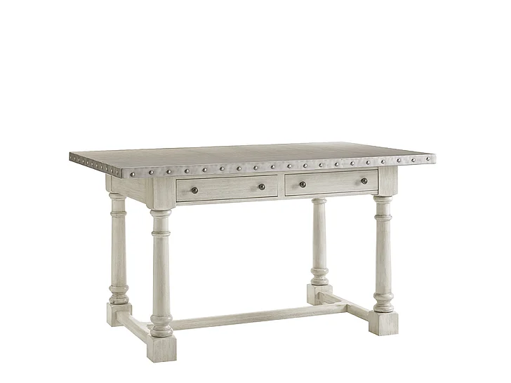 Lexington Oyster Bay Hidden Lake Bistro Table in Light Oyster Shell 714-873