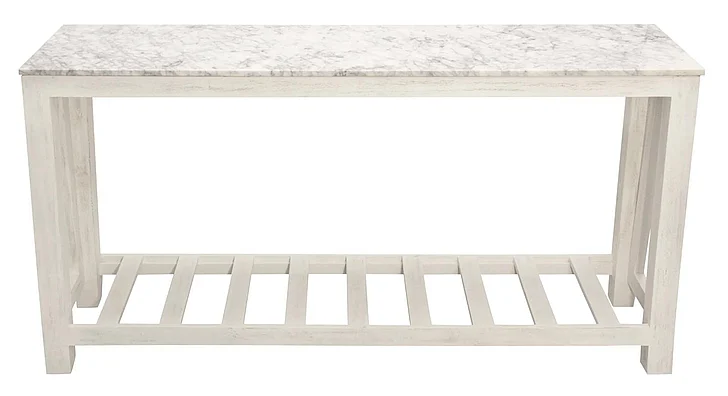 Moti Furniture Bellamy Marble Console Table in Sur Tone 71705001
