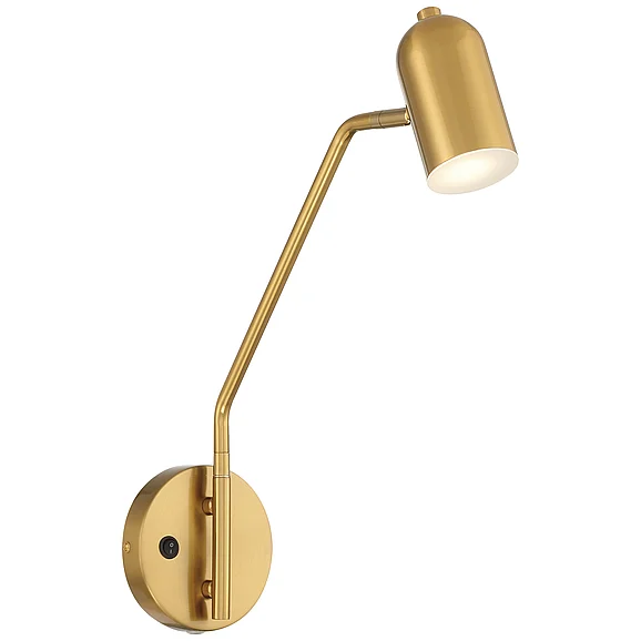Access Lighting Lizbo LED Reading Light in Antique Brushed Brass 72016LEDD-ABB