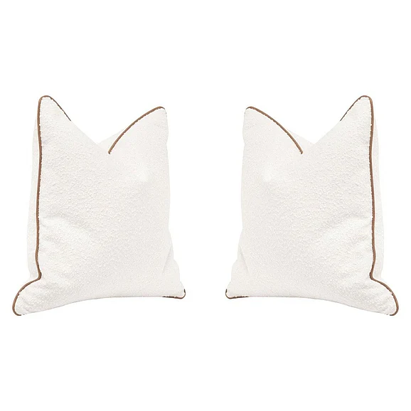 Essentials For Living The Not So Basic 22" Essential Pillow (Set of 2) 7202-22.BOU-SNO/WB