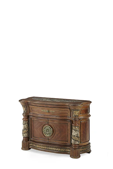 AICO Villa Valencia Bachelor's Chest in Chestnut 72042-55
